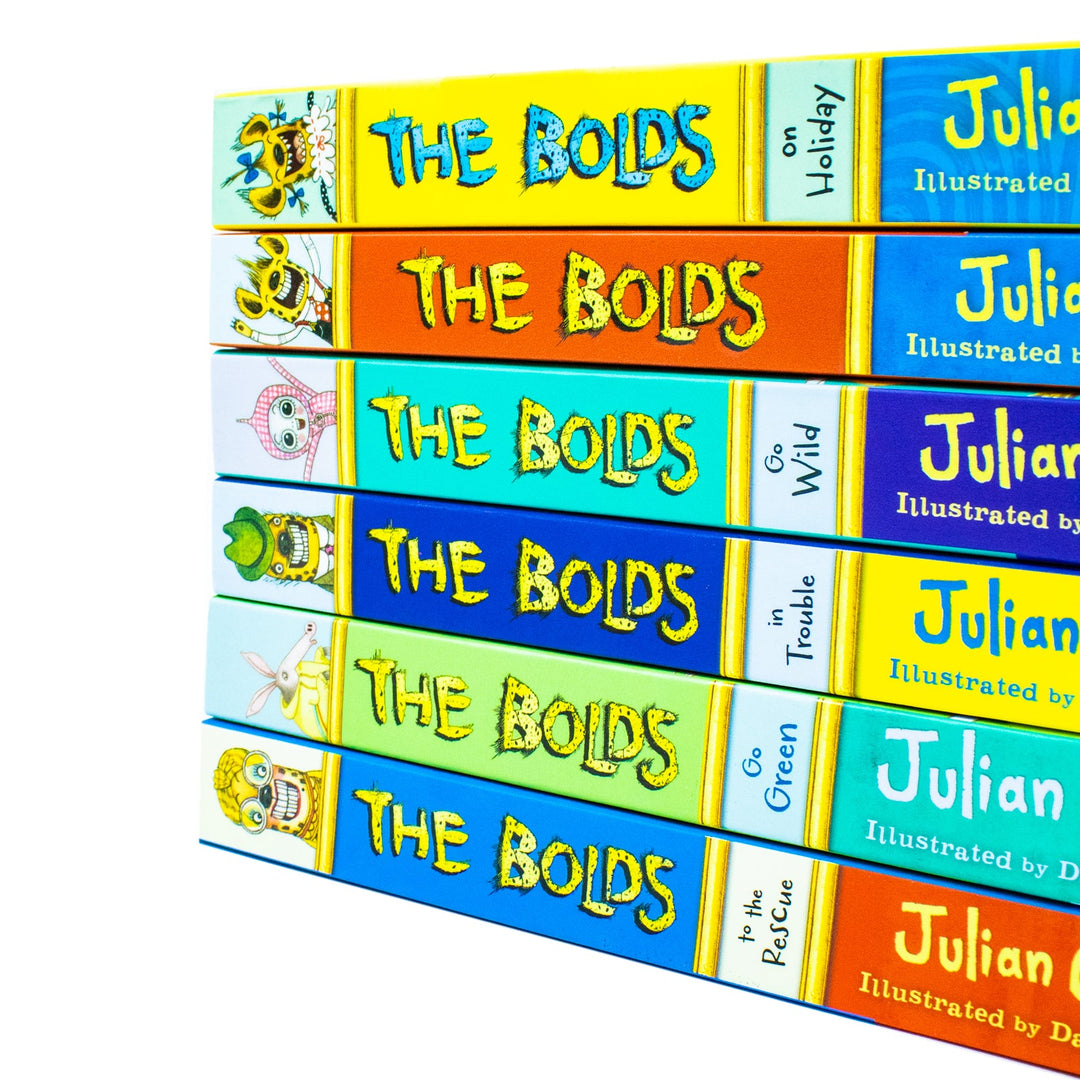 Julian Clary Bolds Series 6 Books Collection Set (The Bolds, The Bolds to The Rescue, The Bolds in Trouble, The Bolds Go Green, The Bolds Go Wild, The Bolds On Holiday)