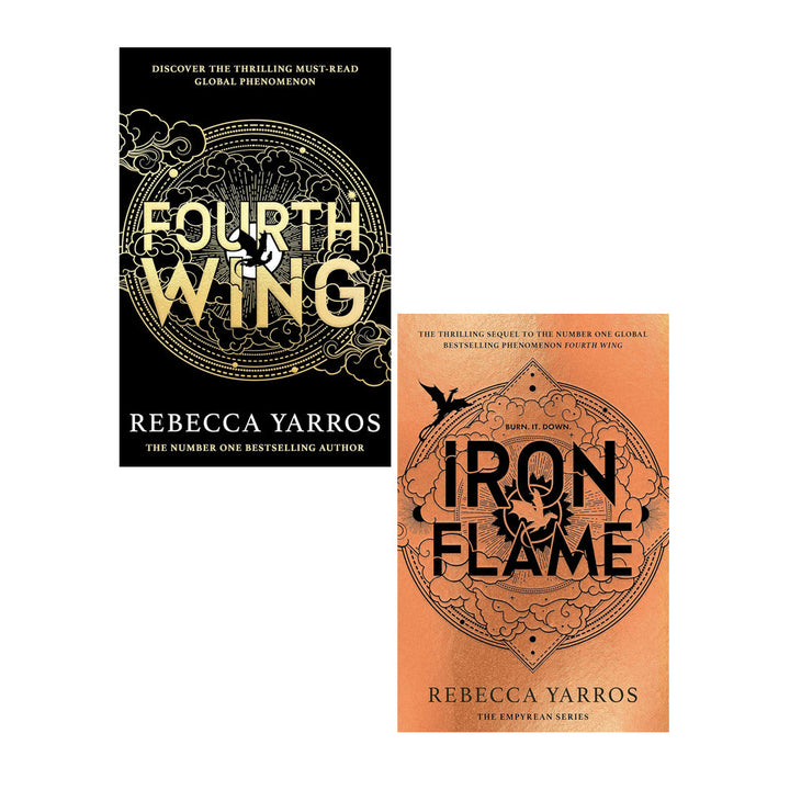 The Empyrean Series 2 Books Collection Set by Rebecca Yarros - Iron Flame (Hardback), Fourth Wing