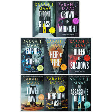 Throne Of Glass Series 8 Books Set Collection By Sarah J Maas