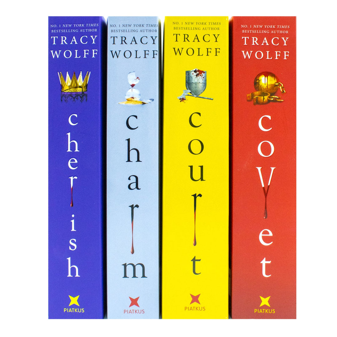 Crave Series 4 Books Collection Set By Tracy Wolff (Charm, Covet, Cherish & Court)