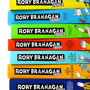 Rory Branagan Detective Series Books 1 - 7 Collection Set by Andrew Clover (Rory Branagan, The Dog Squad, The Big Cash Robbery)