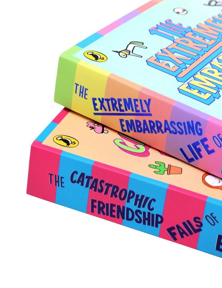 Lottie Brook Series Collection 2 Book Set By Katie Kirby (The Catastrophic Friendship, The Extremely Embarrasing Life )