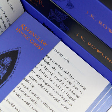 Harry Potter Ravenclaw House Editions Paperback Set: J.K. Rowling - 7 books Set ( No Box)