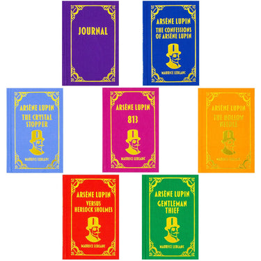 Arsène Lupin 7 Books Collection Set by Maurice Leblanc – Gentleman Thief, Arsène Lupin vs Herlock Sholmes, The Hollow Needle, 813 & More Classic Mystery Books