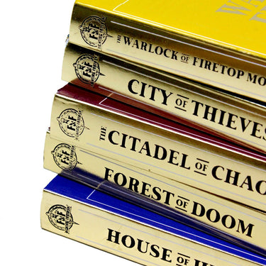 Fighting Fantasy 5-Book Set 1-5 by Ian Livingstone & Steve Jackson| Interactive Adventure Books,Role-Playing, Magic Quests & Choose Your Own Adventure