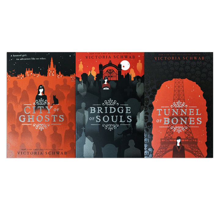 City of Ghosts Series Collection 3 Books Set By Victoria Schwab (City of Ghosts, Tunnel of Bones, Bridge of Souls)