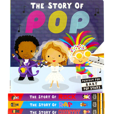 Photo of The Story of Music Box Set by Little Tiger on a White Background