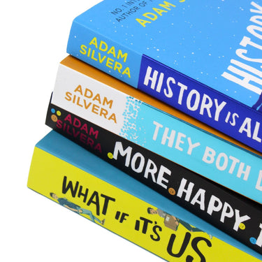Adam Silvera Collection 4 Books Set (They Both Die at the End, What If It's Us, History Is All You Left Me, More Happy Than Not)