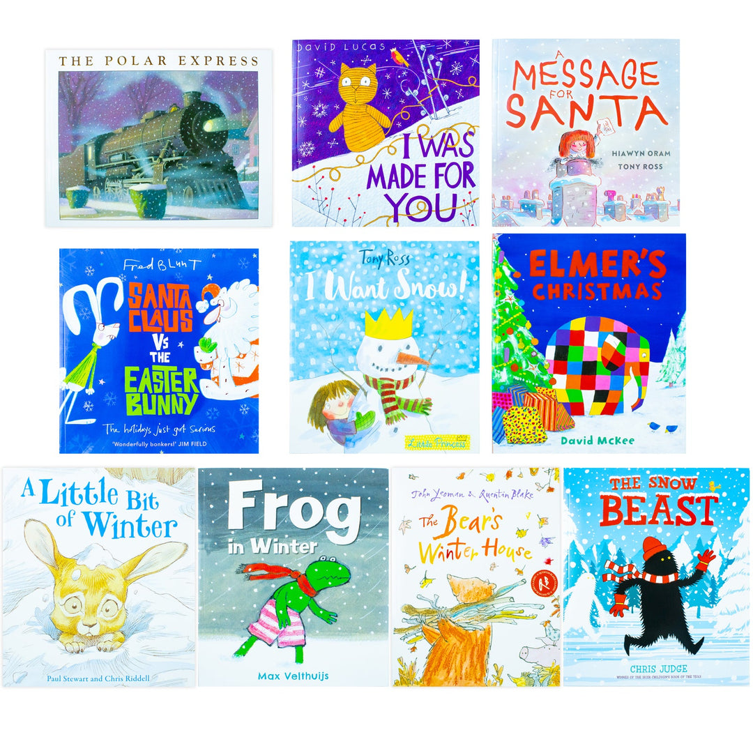 Ultimate Christmas Storytime Bundle: Elmer’s Cosy Christmas, Zoo Adventures, and Miles Kelly Fairytales, 30 Magical Books for Festive Family Fun