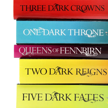 Three Dark Crowns Series 5 Books Collection Set By Kendare Blake (Three Dark Crowns, One Dark Throne, Two Dark Reigns, Queens of Fennbirn, Five Dark Fates)
