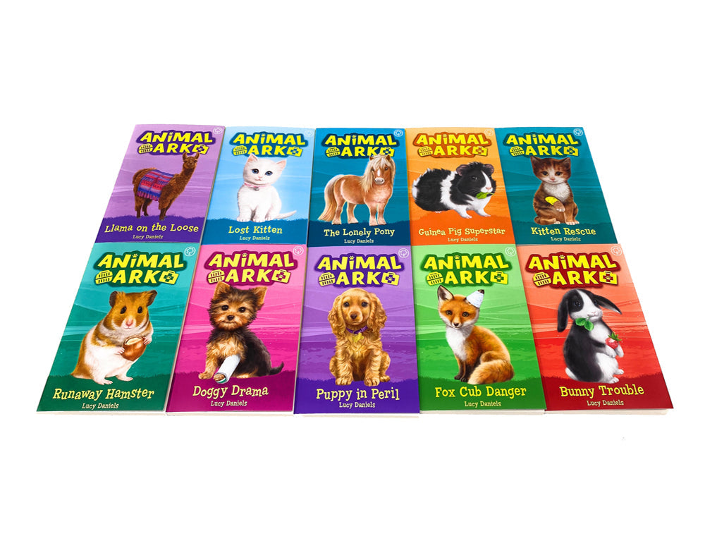 Animal Ark 10 Books Set Collection By Lucy Daniels Inc Lost Kitten, Lonely Pony