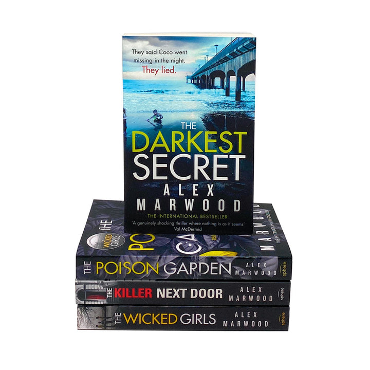 Alex Marwood 4 Books Set Poison Garden, Darkest Secret, Killer Next Door, Wicked