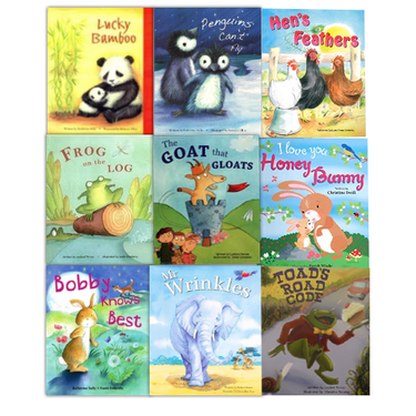 Alligator 9 Book Set Flat Picture Books Collection Inc Frog On The Log, Mr Wrink