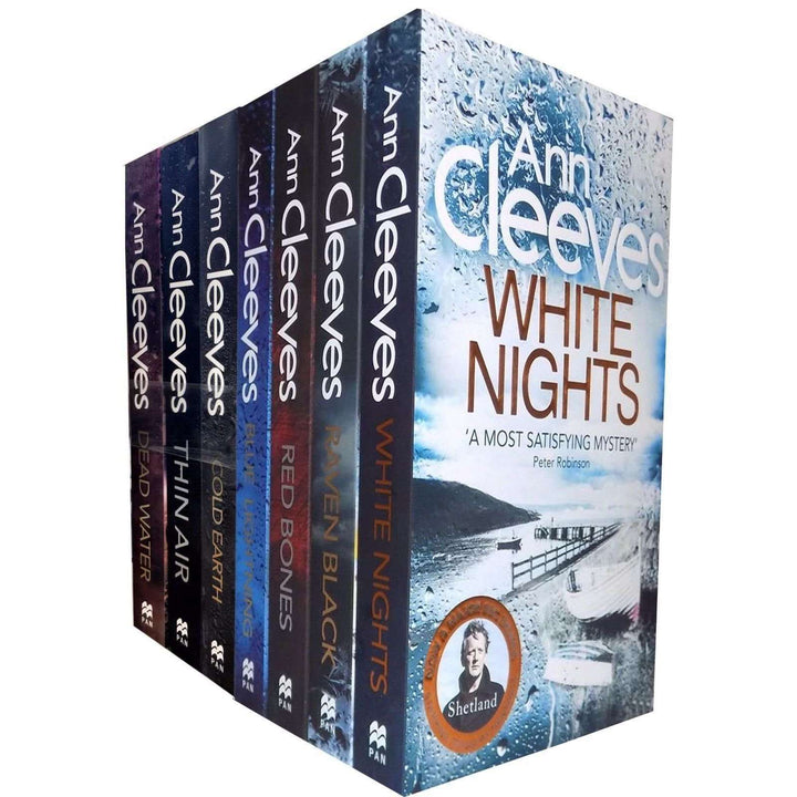 Ann Cleeves Shetland Series Collection 7 Books Set Cold Earth, Thin Air (1-7)