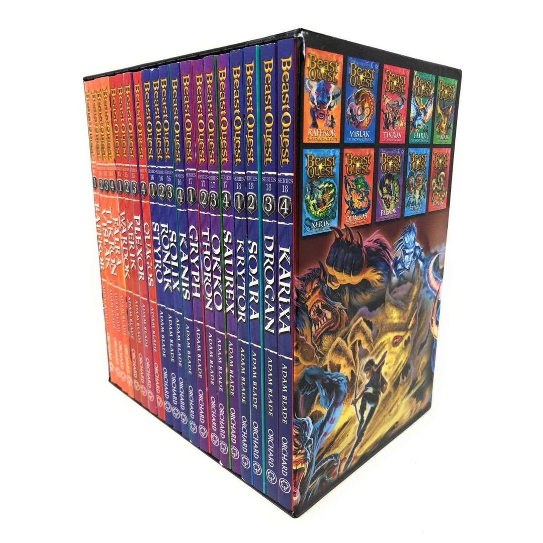 Beast Quest Series 14-18 Collection 20 Book Deluxe Box Set By Adam Blade