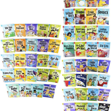 Biff, Chip and Kipper Stage 1-3 Read with Oxford: 56 Books Collection Set Pack