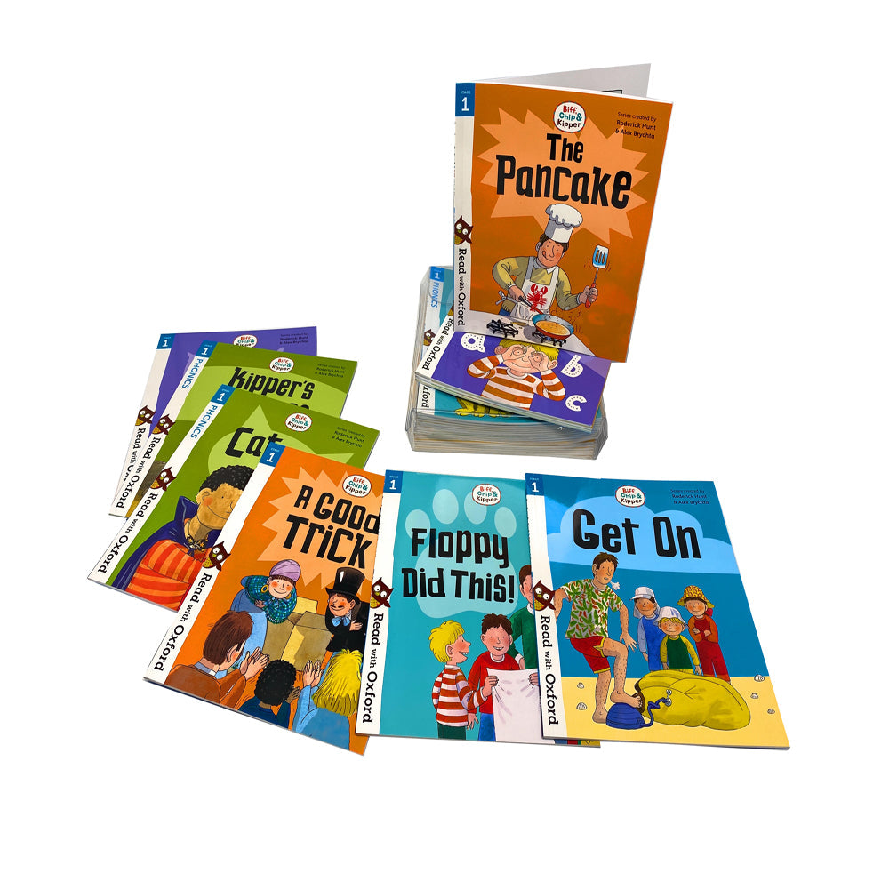 Biff, Chip and Kipper Stage 1-3 Read with Oxford: 56 Books Collection Set Pack