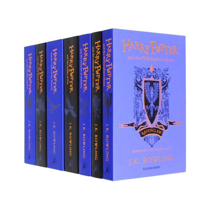 Harry Potter Ravenclaw House Editions Paperback Set: J.K. Rowling - 7 books Set ( No Box)