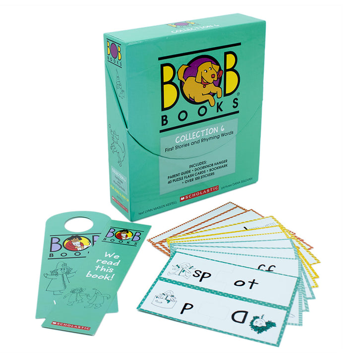 Bob Books Collection Set Box 6 (First Stories and Rhyming Words)