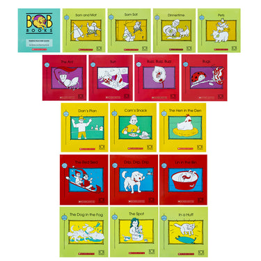 Bob Books Collection Set Box 6 (First Stories & Rhyming Words) | Kids Word Book Box Set | Phonics, Early Readers, Literacy, Learning & Fun Stories
