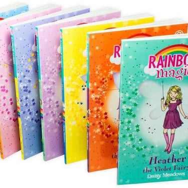 Rainbow Magic Colour Fairies Collection 7 Books Set Series 1 (Vol 1-7) By Daisy Meadows