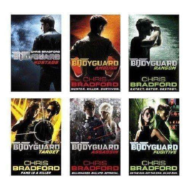 Chris Bradford Bodyguard Series 6 Books Collection Set Ambush, Hostage, Ransom