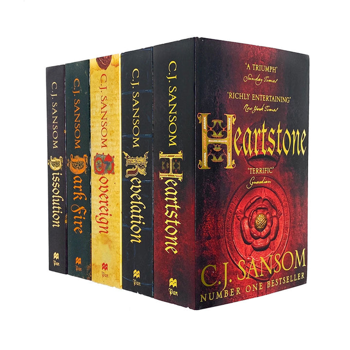 The Shardlake Series 5 Books Set Collection C.J. Sansom, Dissolution, Dark Fire