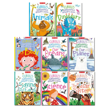 A Curious Collection of Questions and Answers 8 Books Collection Set Plus Poster