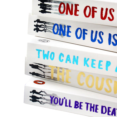 Photo of One Of Us Is Lying 5 Books Set by Karen McManus on a White Background