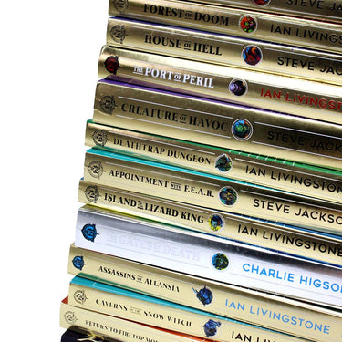 Fighting Fantasy Collection 15 Books Set by Ian Livingstone & Steve Jackson