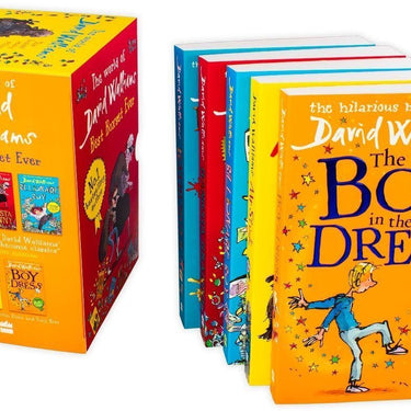 The World Of David Walliams Collection - 5 Paperback Books for Kids: Gangsta Granny, Mr Stink - Perfect for Ages 12+ Paperback young readers fun