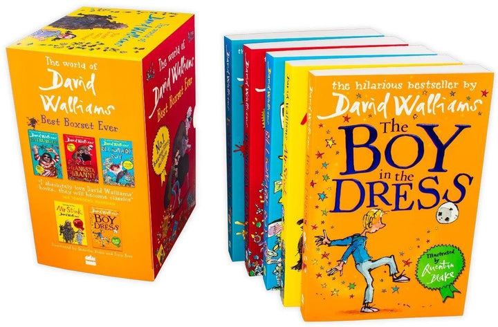 The World Of David Walliams Collection - 5 Paperback Books for Kids: Gangsta Granny, Mr Stink - Perfect for Ages 12+ Paperback young readers fun