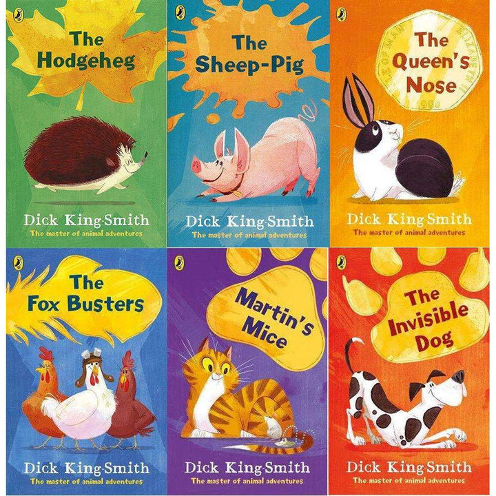 Dick King-Smith Collection The Master of Animal Adventures 6 Books Set