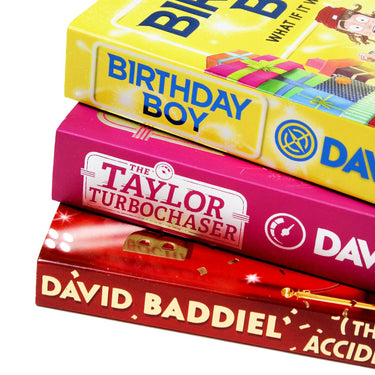 David Baddiel 3-Book Collection Set | Birthday Boy, The Taylor Turbochaser, Accidentally Famous | Funny Fiction, Adventure & Joy for Young Readers