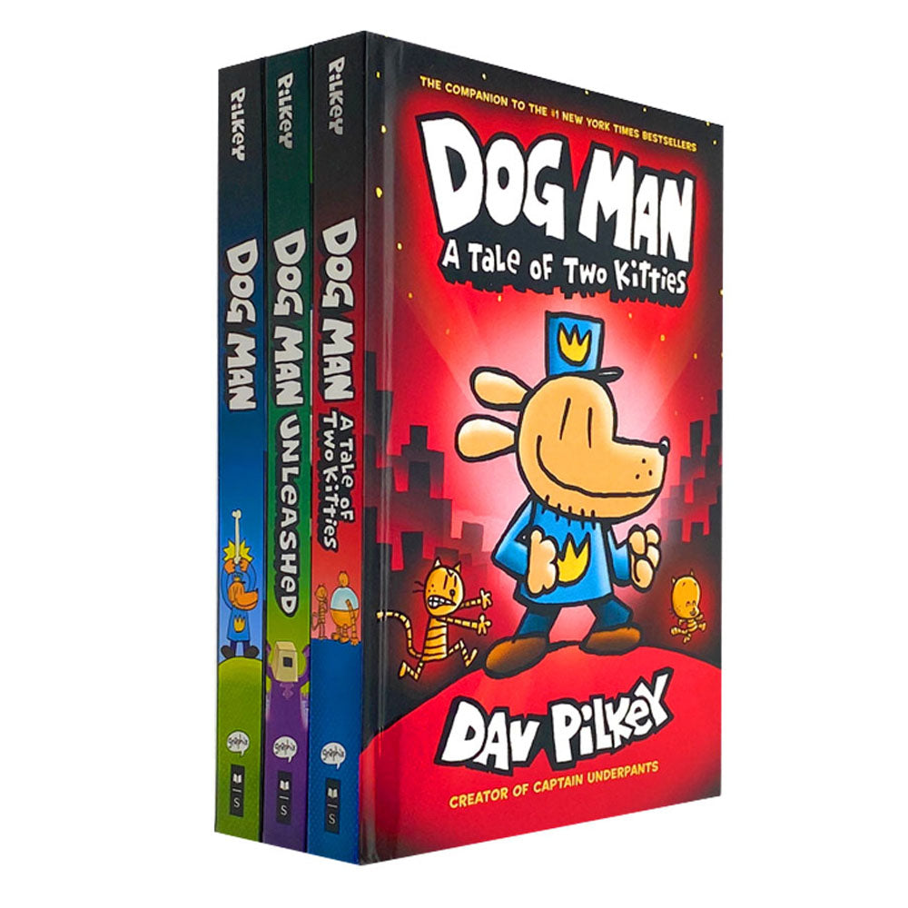 Dog Man The Epic Collection 3 Books Set (1-3) By Dav Pilkey Hardcover