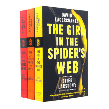 Millennium Series 3-Book Collection Box Set (Books 4-6) by David Lagercrantz—Thriller, Mystery,Suspense, Must-Read Fiction from Stieg Larsson's Legacy