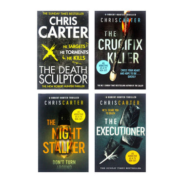 Robert Hunter Series Vol. 1-5 by Chris Carter 5 Books Collection Set (The Crucifix Killer, The Executioner, The Night Stalker, The Death Sculptor & One by One)