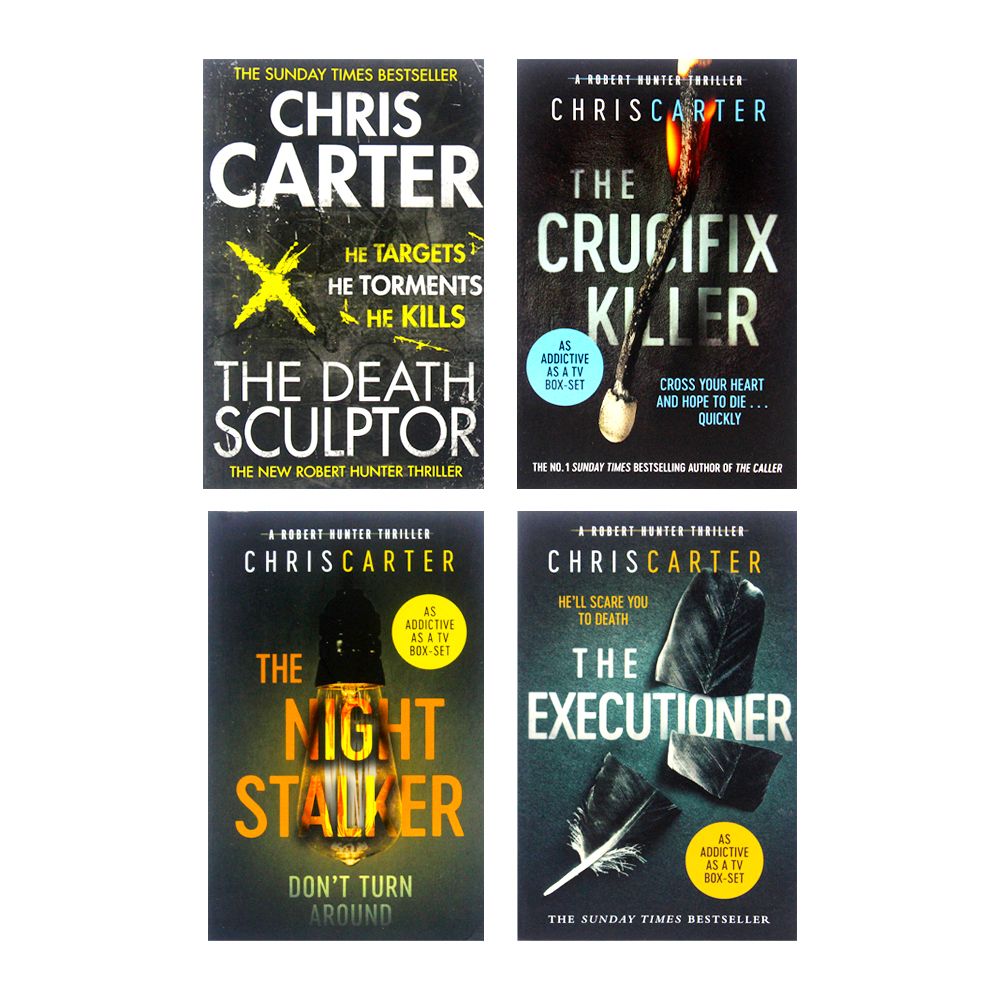 Robert Hunter Collection By Chris Carter 4 Books Set Paperback