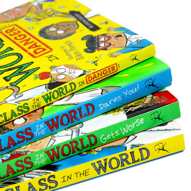 Joanna Nadin The Worst Class in the World Collection 4 Books Set (Gets Worse, The Worst Class in the World, Dares You, The Worst Class in the World in Danger World Book Day)