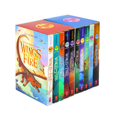 Wings of Fire Series 1-10 Books Collection Set by Tui T. Sutherland | Epic Children's Fantasy Adventure Dragons| Includes The Dragonet Prophecy & More