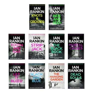 Ian Rankin Inspector Rebus Series Collection 10 Books Set (Knots And Crosses, Hide And Seek, Tooth And Nail, Strip Jack AND MORE!)