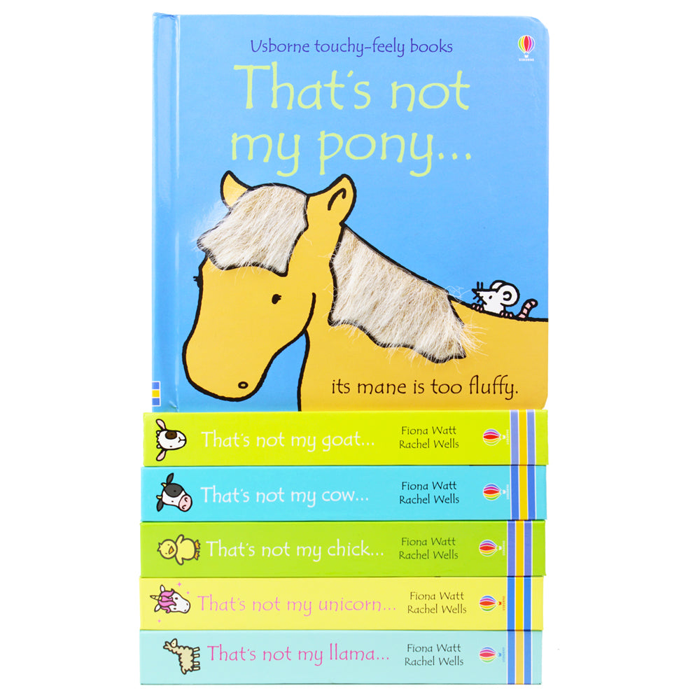 Usborne That's not my... Farm Animals 6 books Set- Pony, Goat, Cow , Chick, Unicorn, Llaama