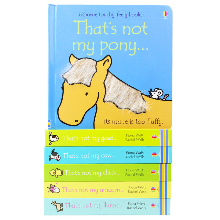 Usborne That's not my... Farm Animals 6 books Set- Pony, Goat, Cow , Chick, Unicorn, Llaama