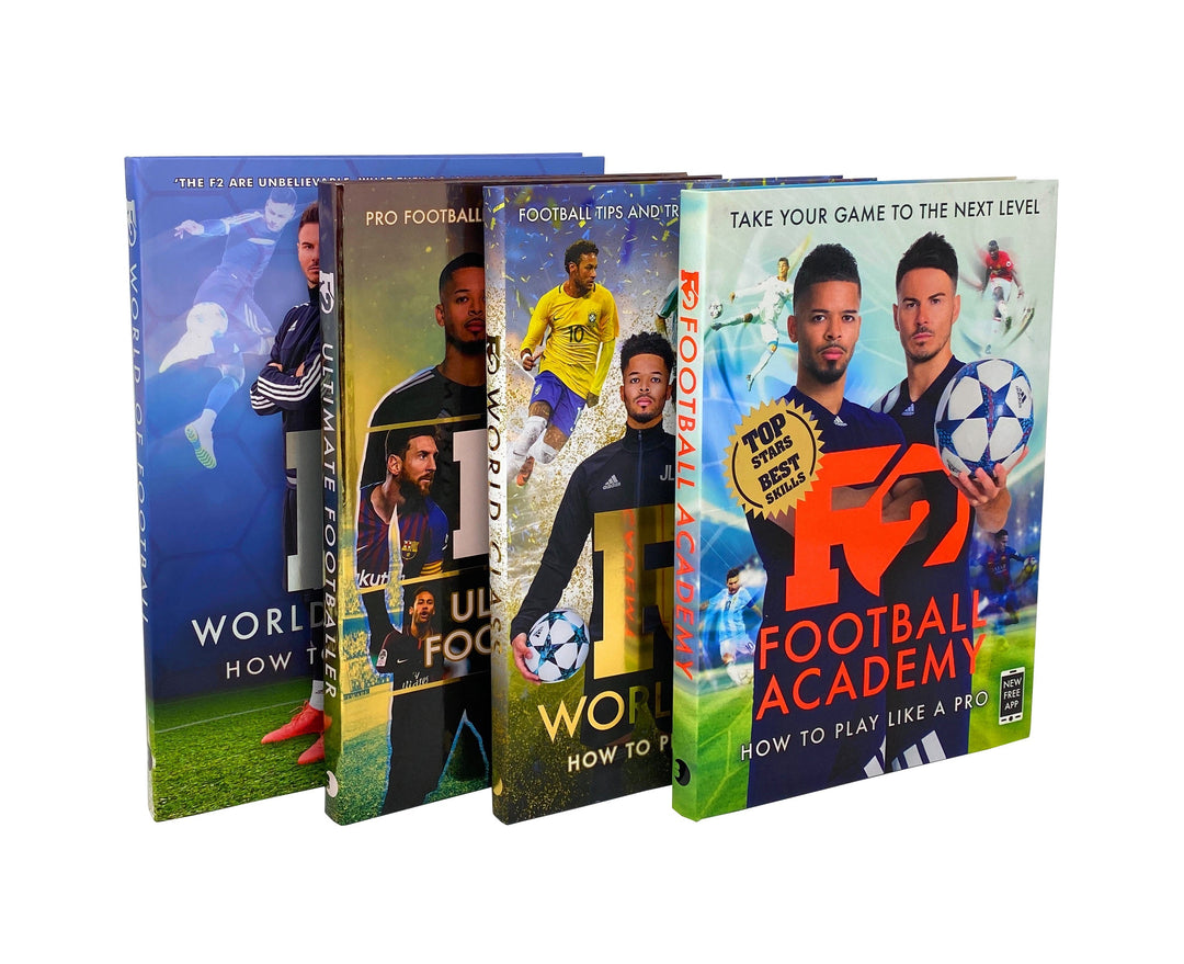 F2 Freestylers Football Series 4 Books Collection Set (F2 World Class, F2 Footba