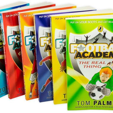 Football Academy Collection 6 Books Set (Striking Out, Reading The Game, The Real Thing, Boys United, Captain Fantastic, Free Kick)