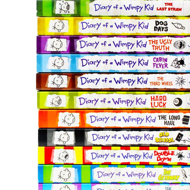 Diary of Wimpy Kid 14 Books Collection Set By Jeff Kinney (Diary of a wimpy kid, Rodrick Rules, The Last Straw & Many More!)