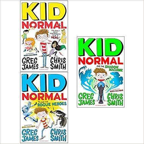 Kid Normal Collection 3 Books Set By Greg James (Kid Normal, The Rogue Heroes, The Shadow Machine)