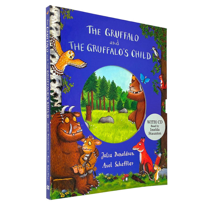 The Gruffalo and The Gruffalo's Child book set collection with Audio CD slipcase