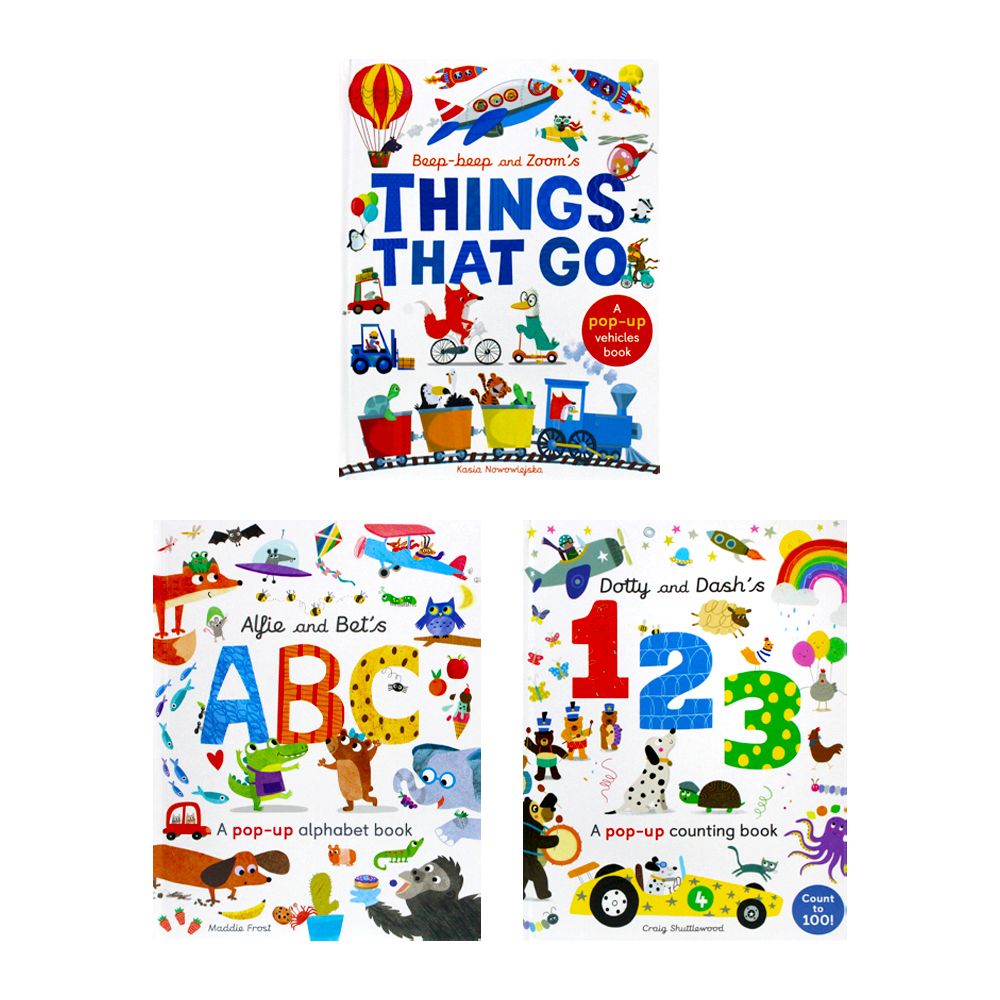 Little Learners Pop-Up Collection 3 Books Box Set