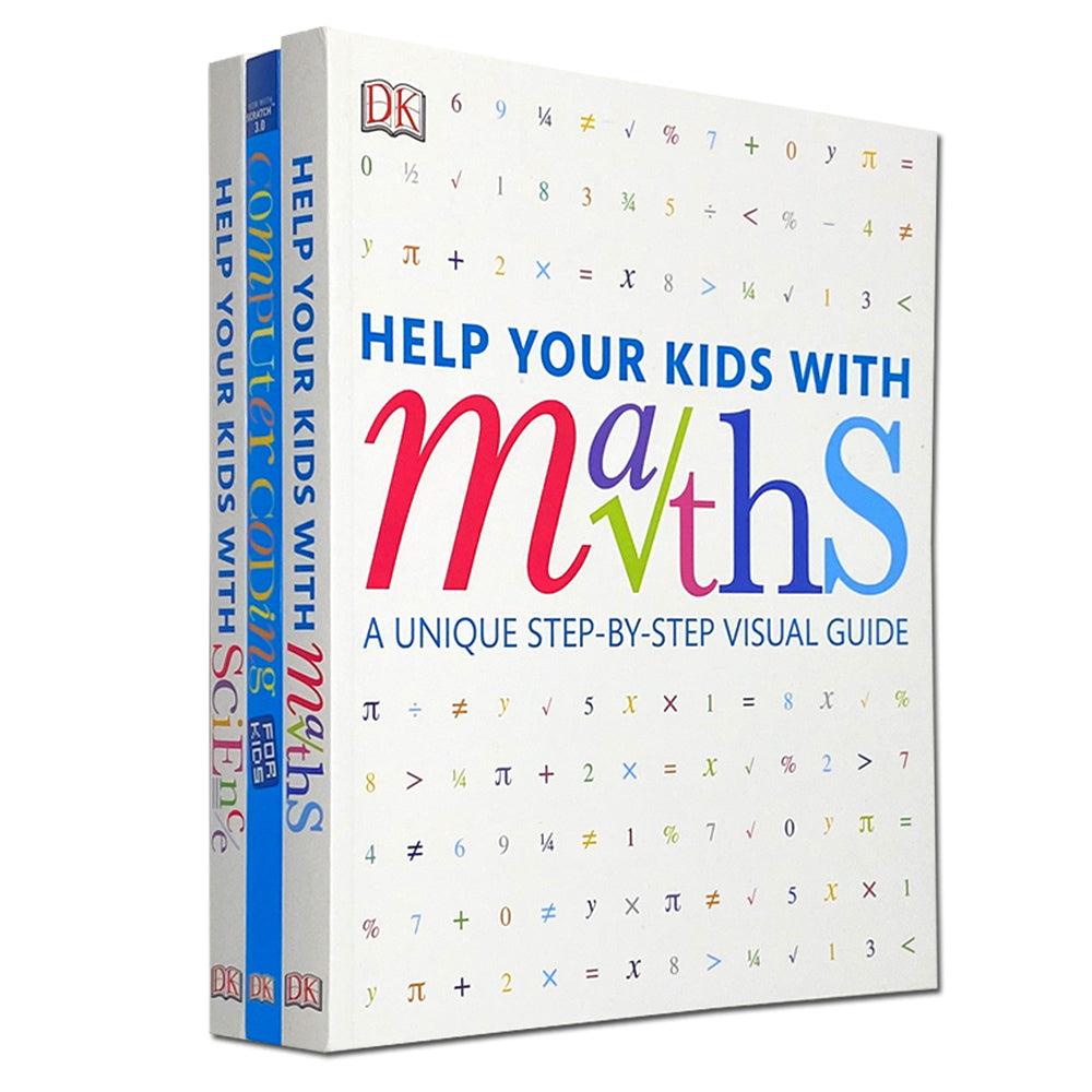 Help Your Kids With Maths Science Computer Coding 3 Books Collectio Help your kids with maths science computer coding 3 books collectio